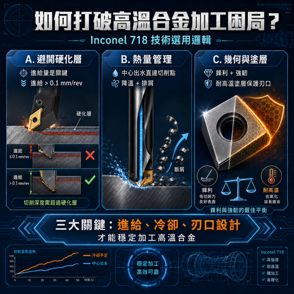 切削高溫合金加工問題解方